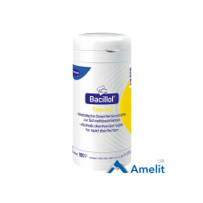Серветки для дезінфекції  Bacillol AF (Bode Chemie), банка 100 шт./пак. Серветки для дезінфекції  Bacillol AF (Bode Chemie), банка 100 шт./пак.